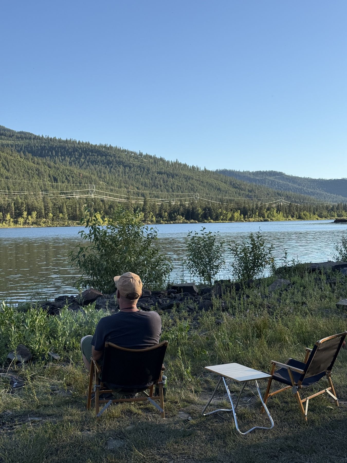 Evening by the river — the wilder path begins here